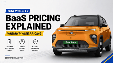 Tata Punch EV BaaS Pricing Explained - Variant-Wise Pricing